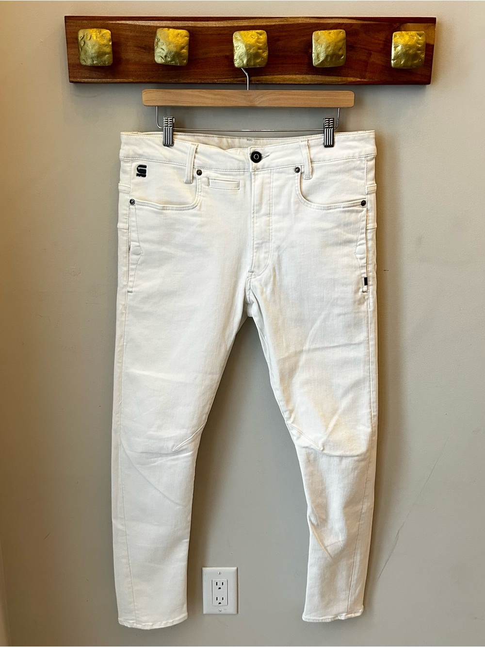 Raw G-Star White Jeans - Slim Men's Fit size 32